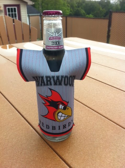Team Jersey Koozies made with sublimation printing